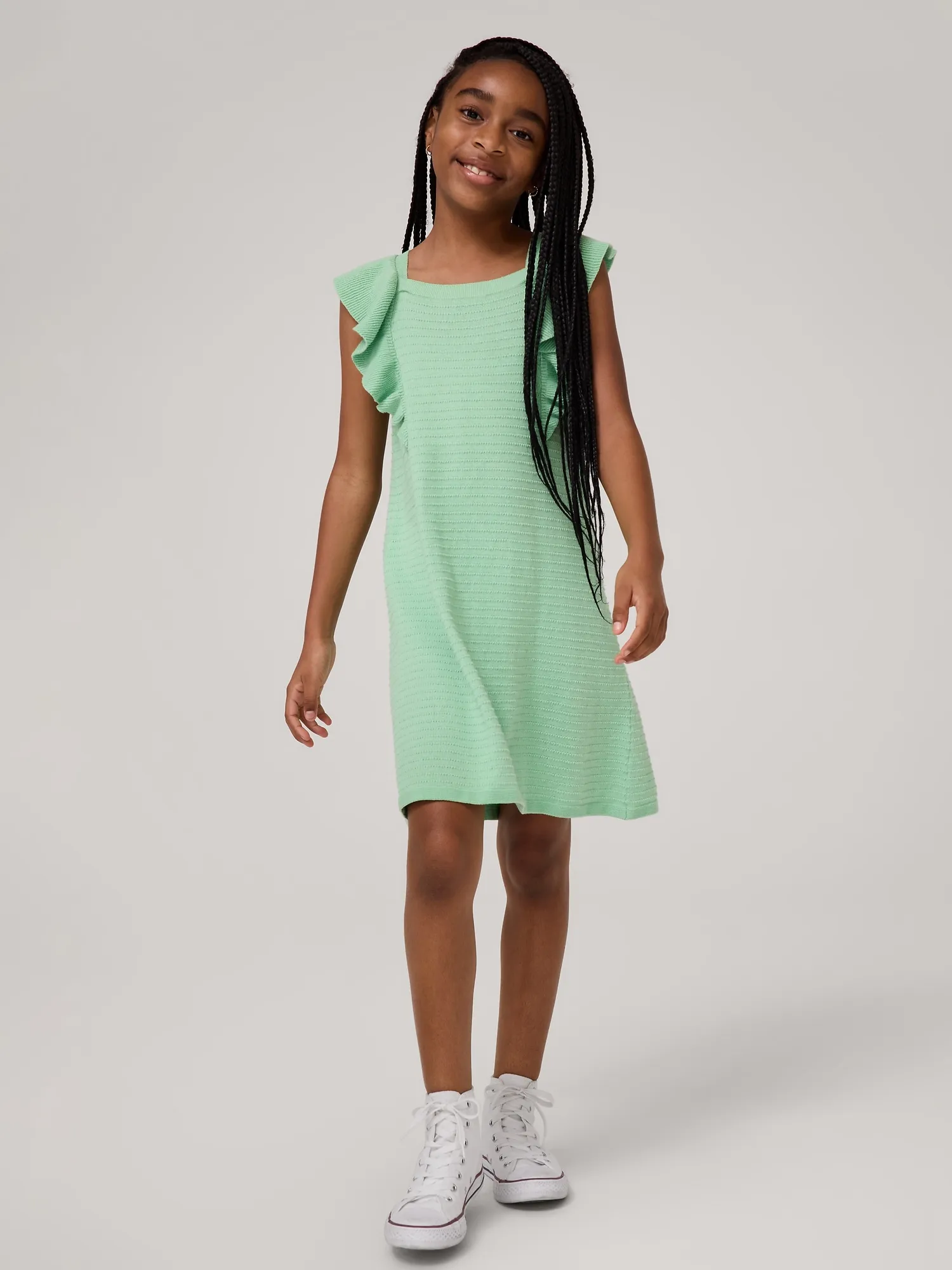 Kids Textured Sweater Dress