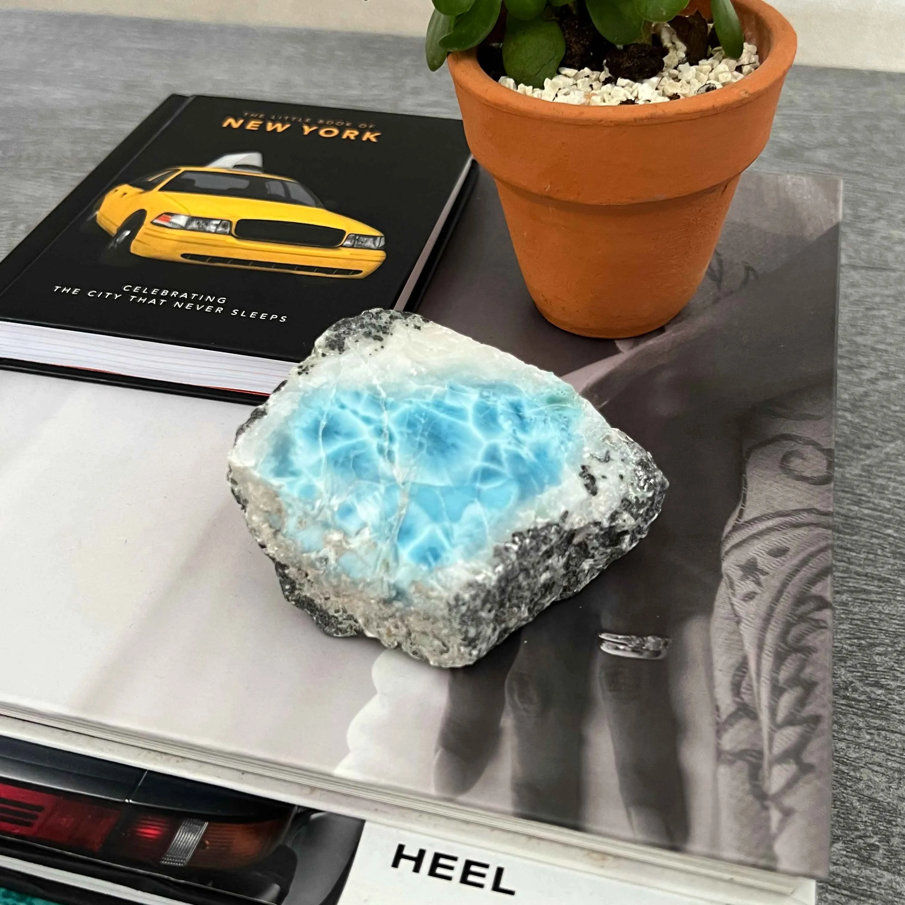 Larimar Paperweight Milo