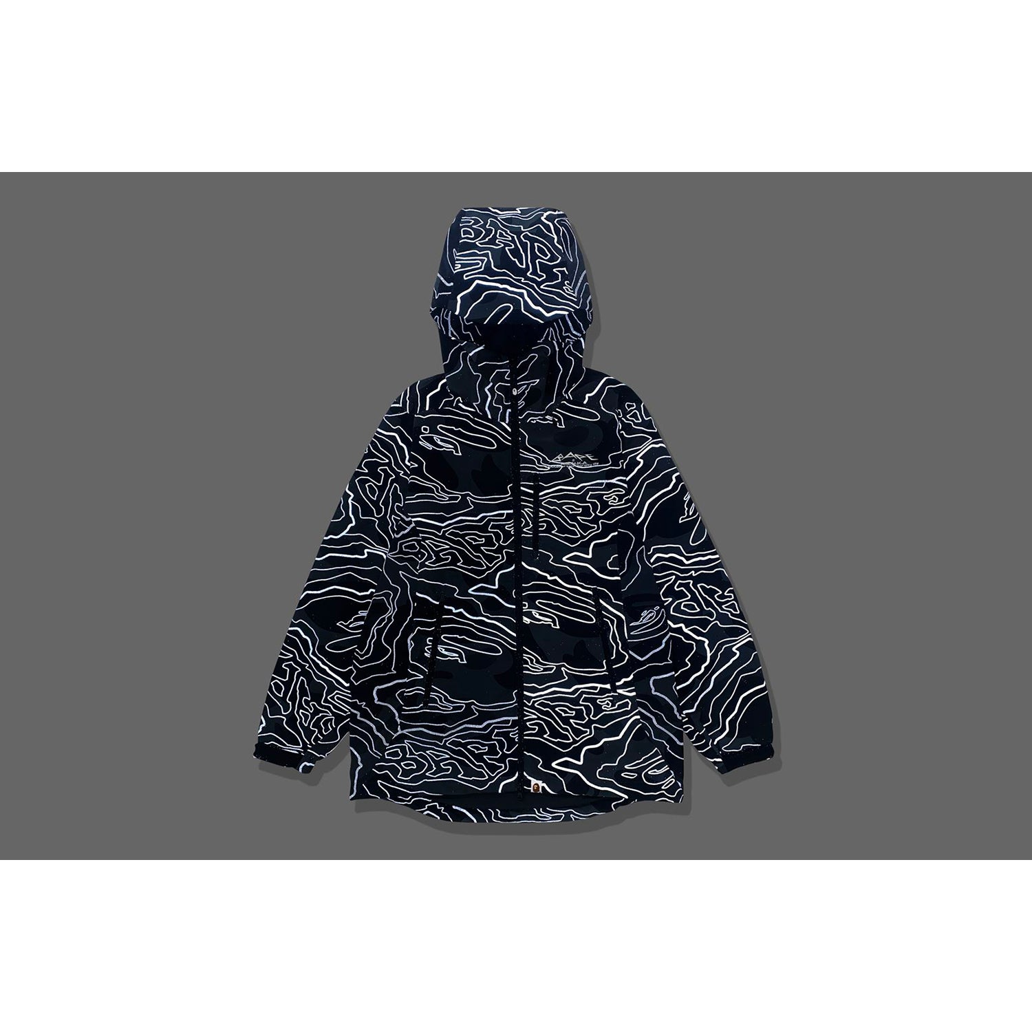 LAYERED LINE CAMO SHELL JACKET MENS