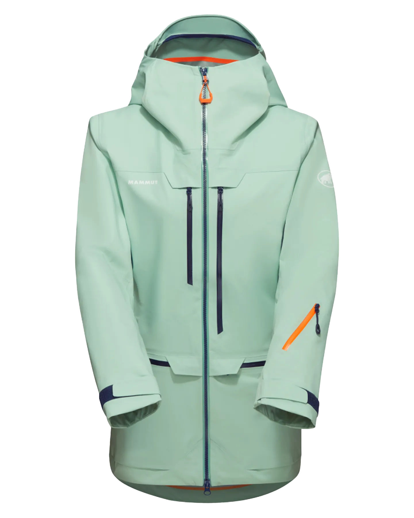 Mammut Women's Haldigrat Hs Hooded Snow Jacket - Neo Mint / Marine