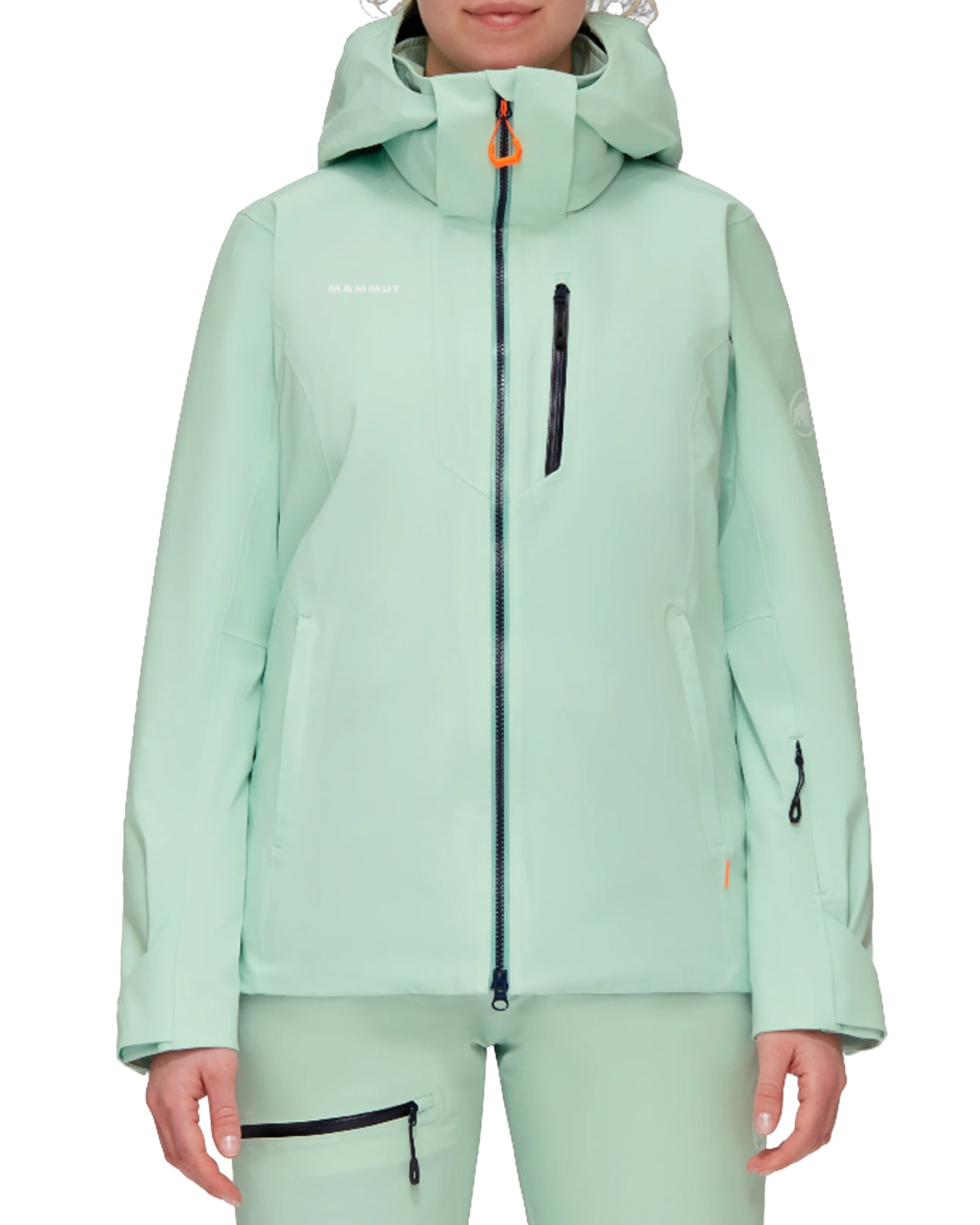 Mammut Women's Stoney HS Thermo Snow Jacket - Neo Mint / Marine