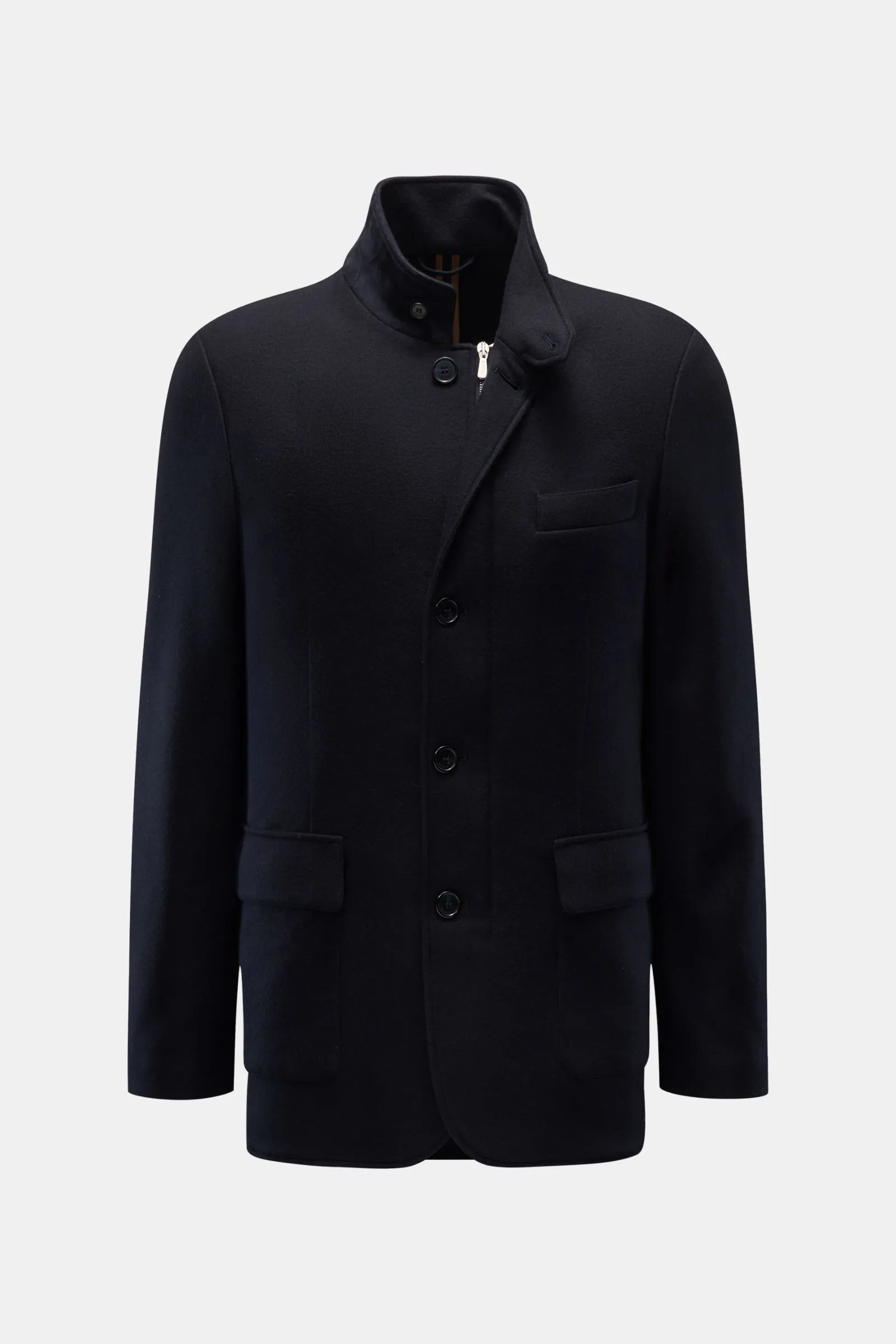 MANDELLI cashmere jacket navy