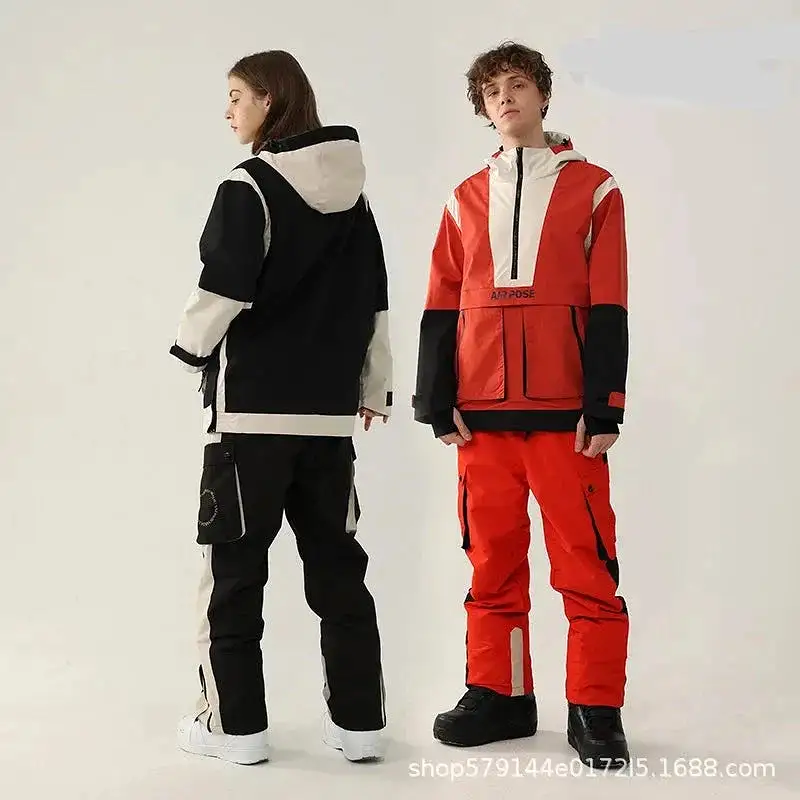 Men and Women‘s Snow Ski Suit Winter Snowboard Wear for Snowboard Skiing Outdoor Jackets and Pants Ski Clothing Warm Equipment