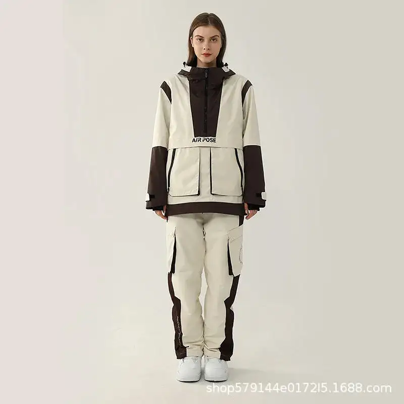 Men and Women‘s Snow Ski Suit Winter Snowboard Wear for Snowboard Skiing Outdoor Jackets and Pants Ski Clothing Warm Equipment