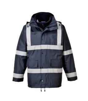 Mens iona 3 in 1 traffic jacket navy Portwest