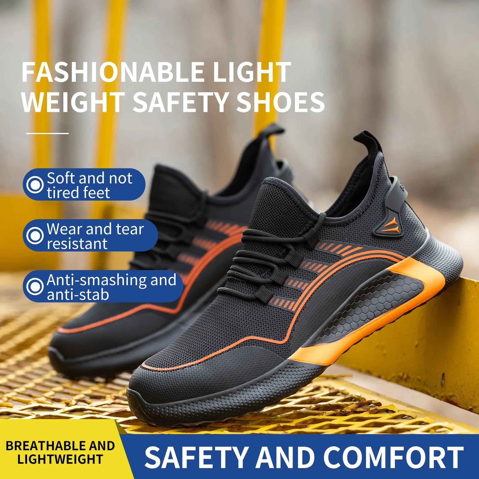 Men's Safety Work Sneakers: AFZ-160 Casual Shoes