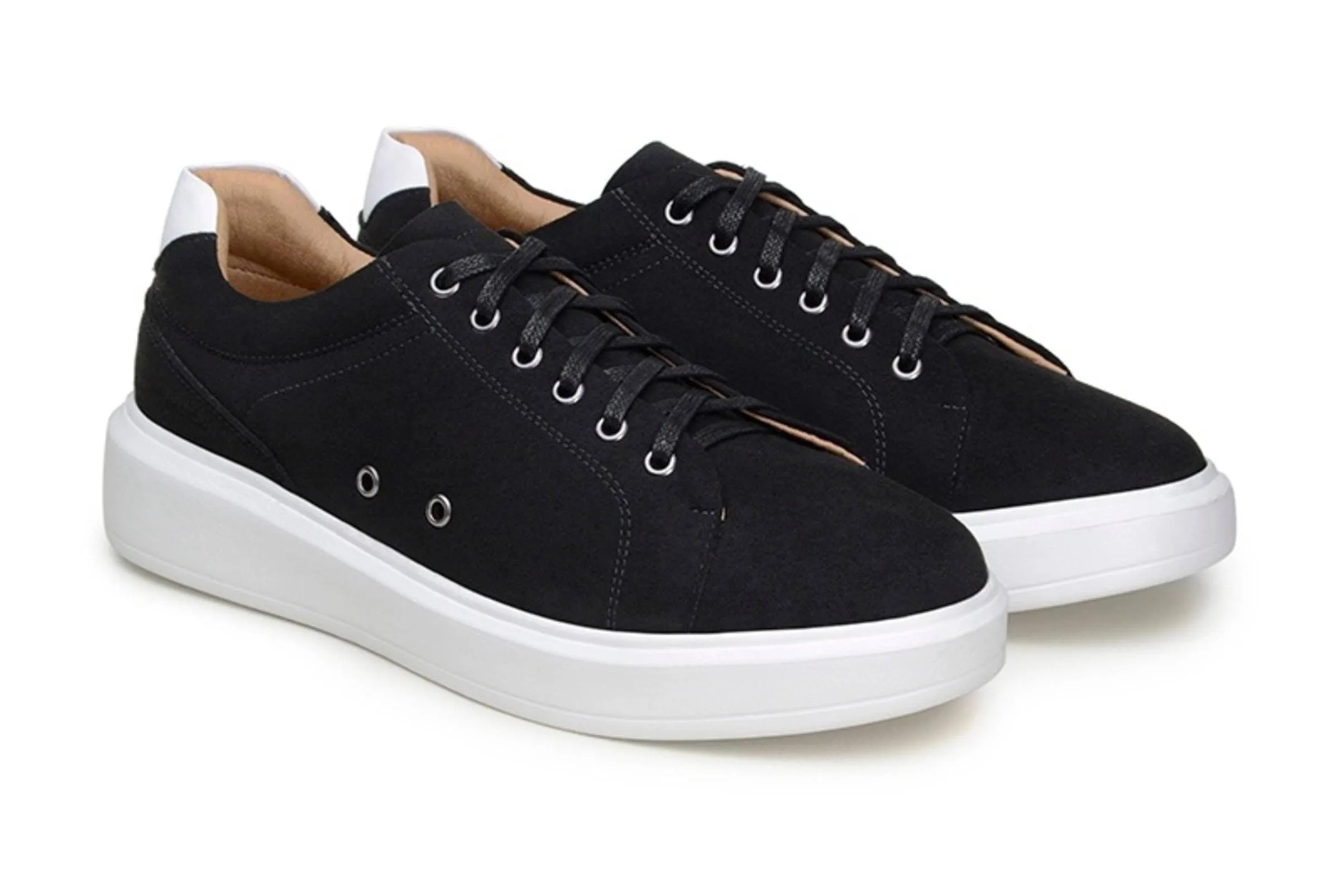 'Milano' men's vegan sneaker by Vincente Verde - black