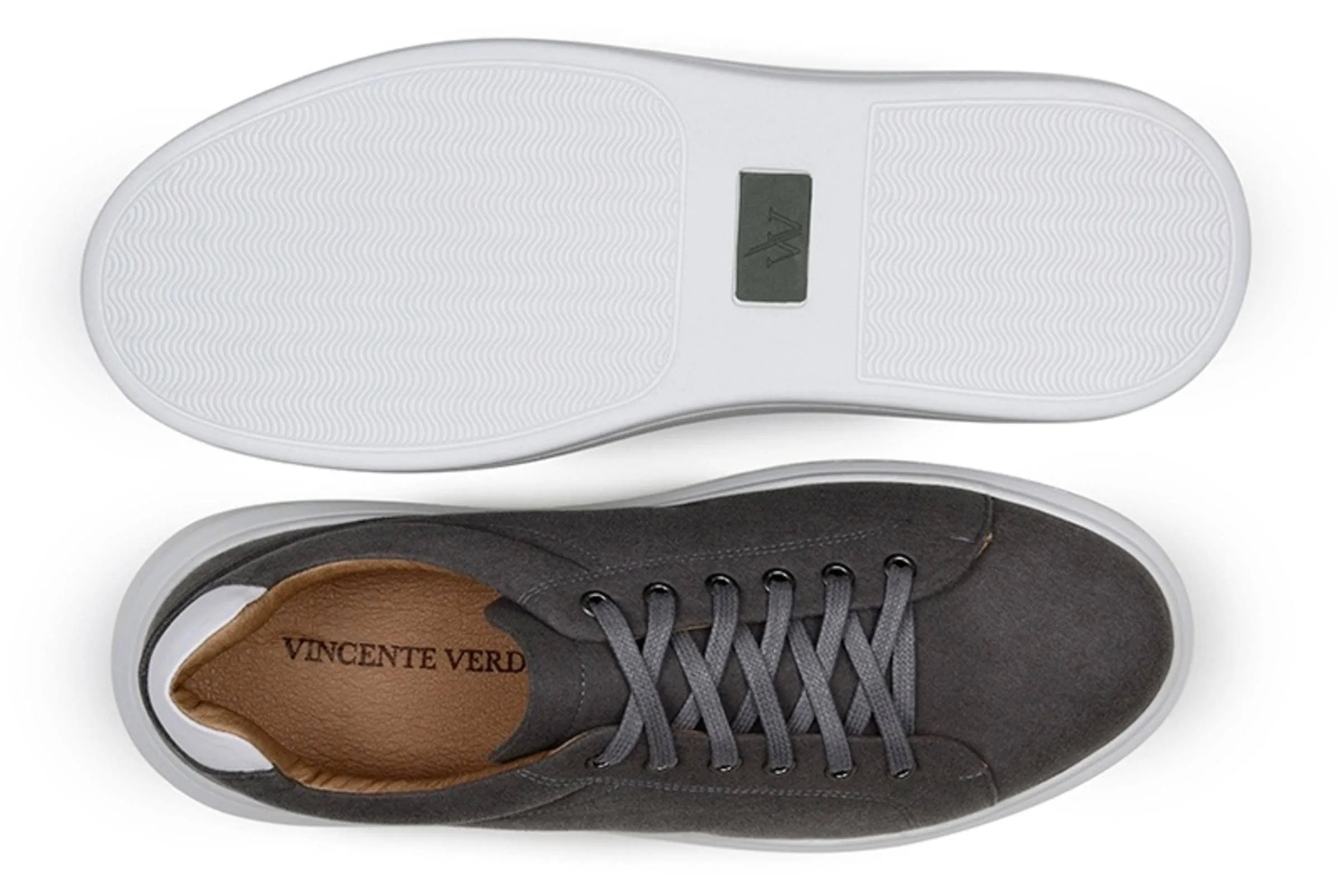 'Milano' men's vegan sneaker by Vincente Verde - grey