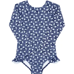 Minnow Girls Ditch Plains Daisy Rashguard One Piece