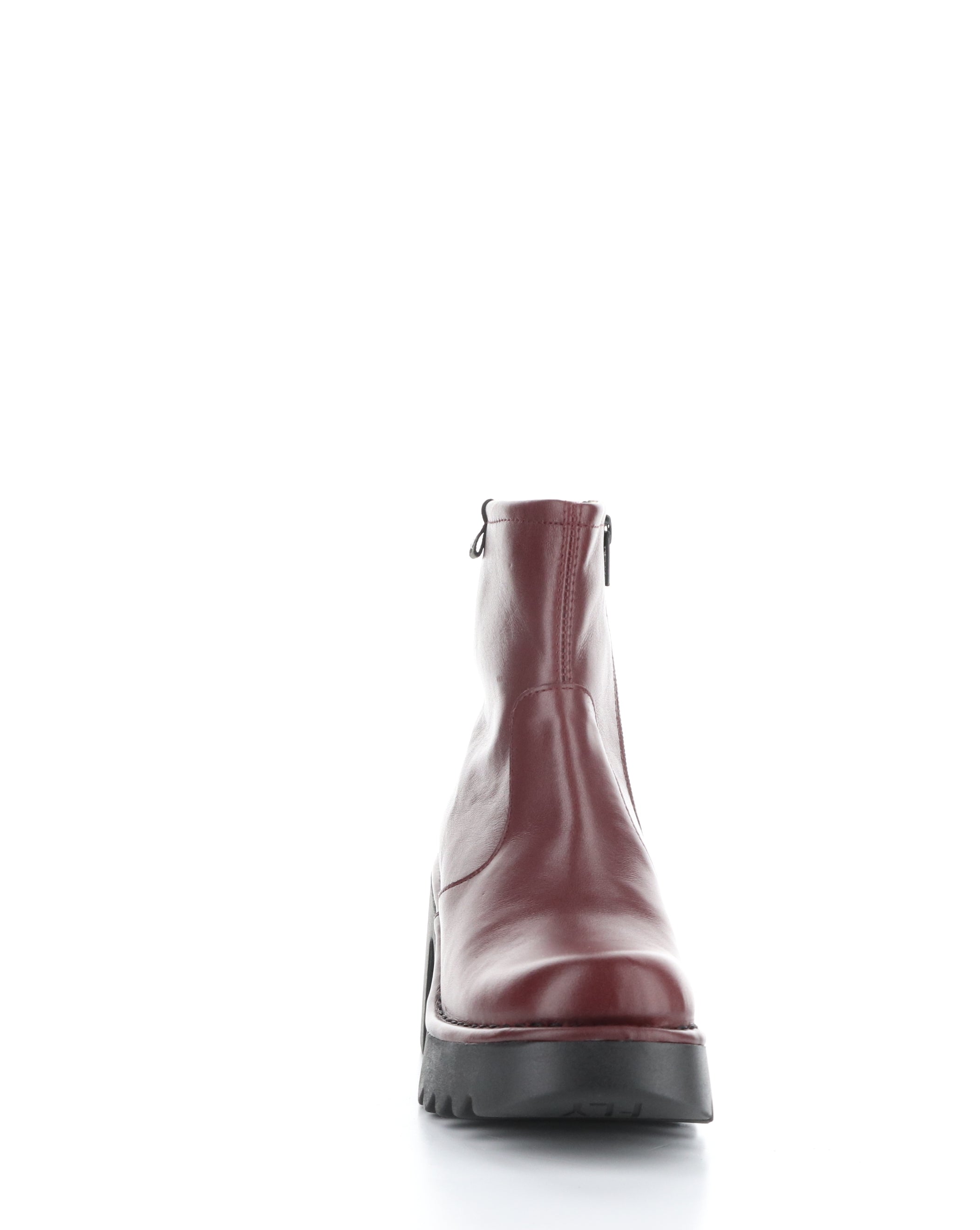 MOGE250FLY 003 WINE Round Toe Boots