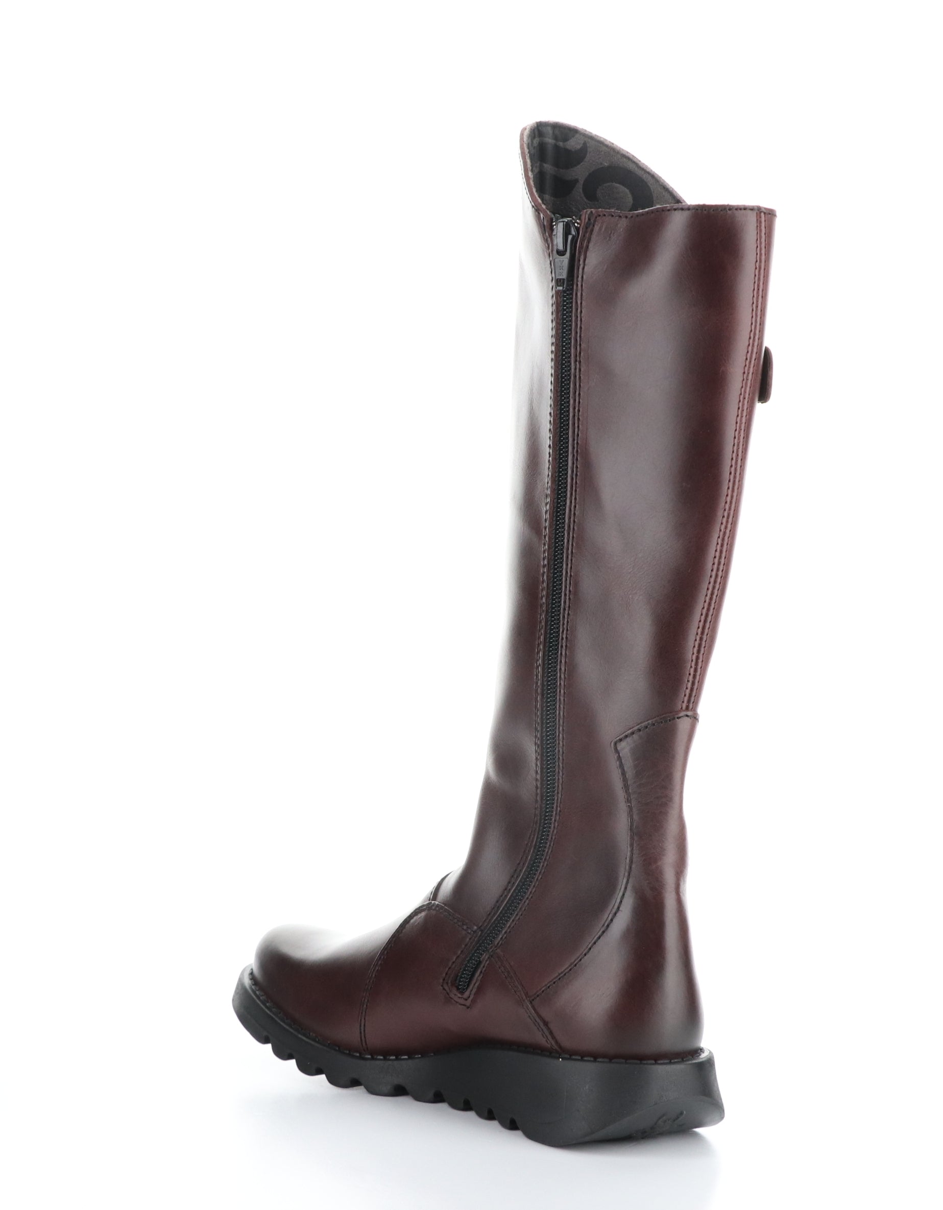 MOL912FLY 025 WINE Round Toe Boots