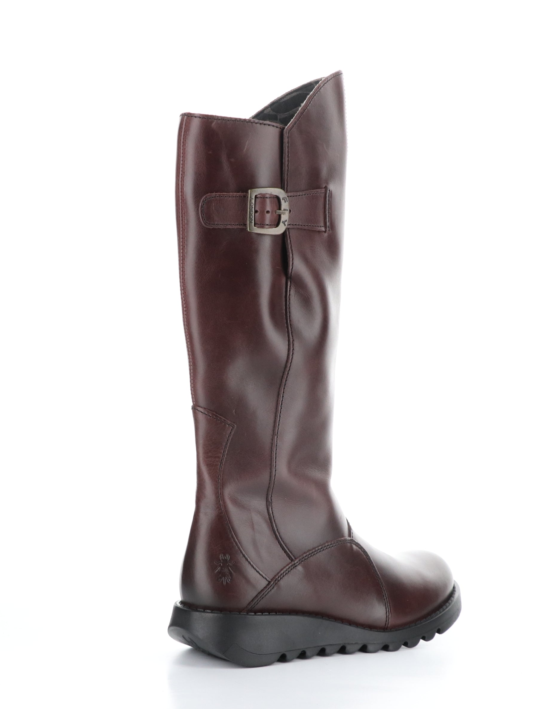 MOL912FLY 025 WINE Round Toe Boots