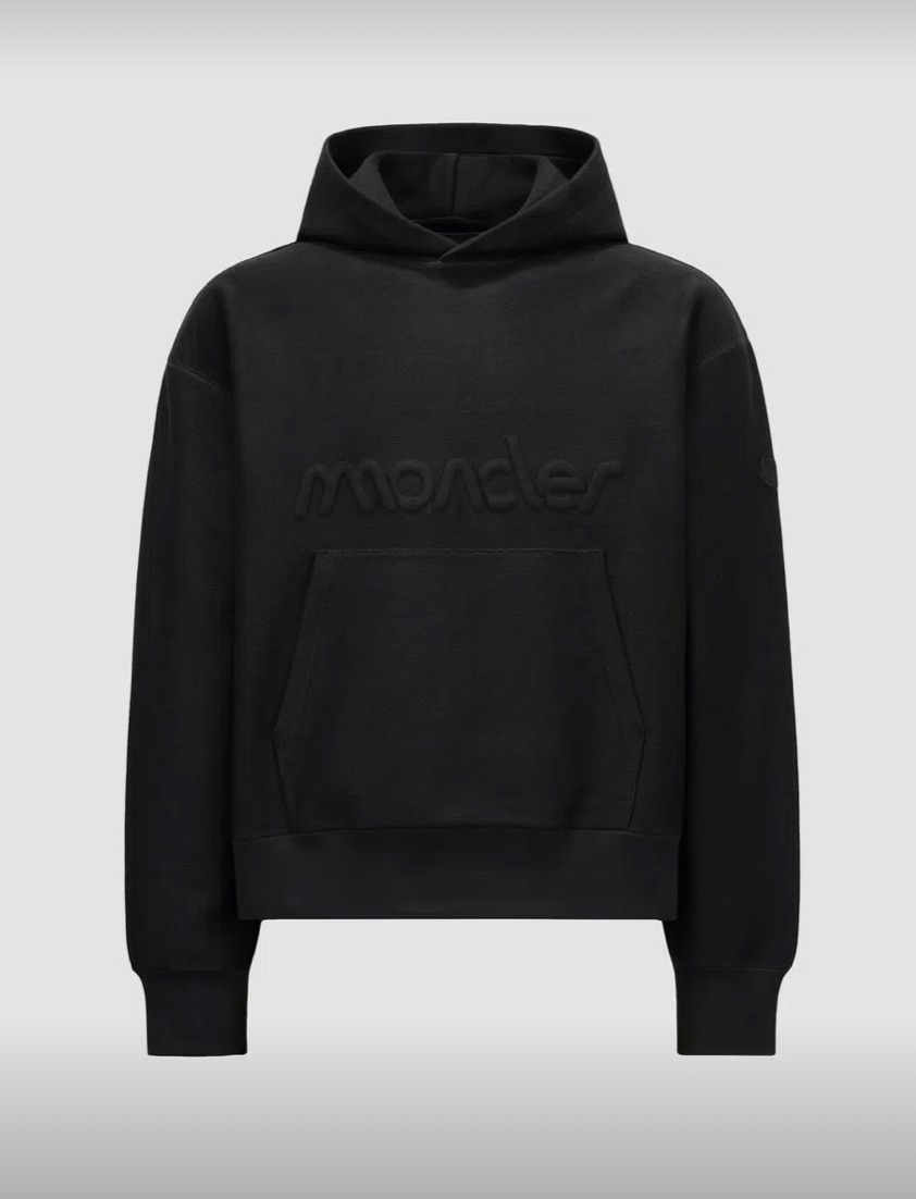 MONCLER  |Embossed Logo Hoodie