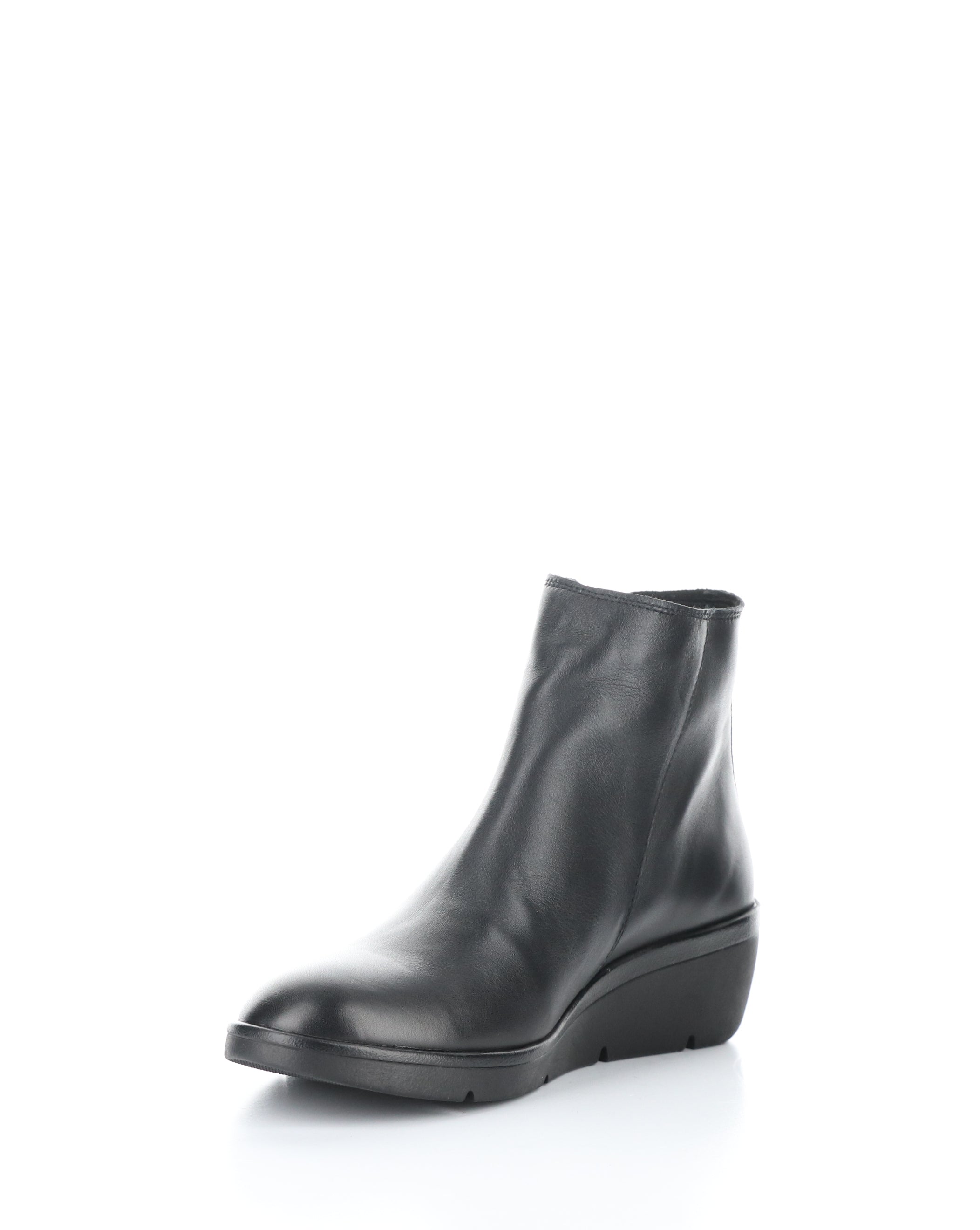 NULA550FLY 004 BLACK Round Toe Boots