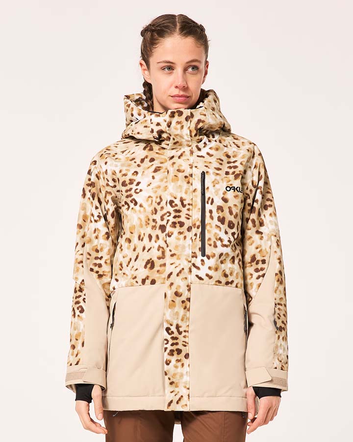 Oakley Women's Tnp Tbt Insulated Jacket - Cheeta Td Print