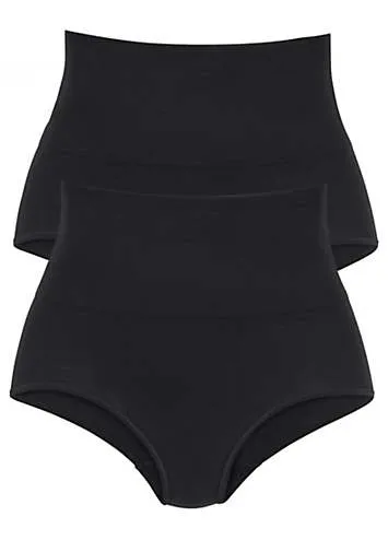 Pack of 2 Shapewear Waist Briefs by Petite Fleur | Look Again