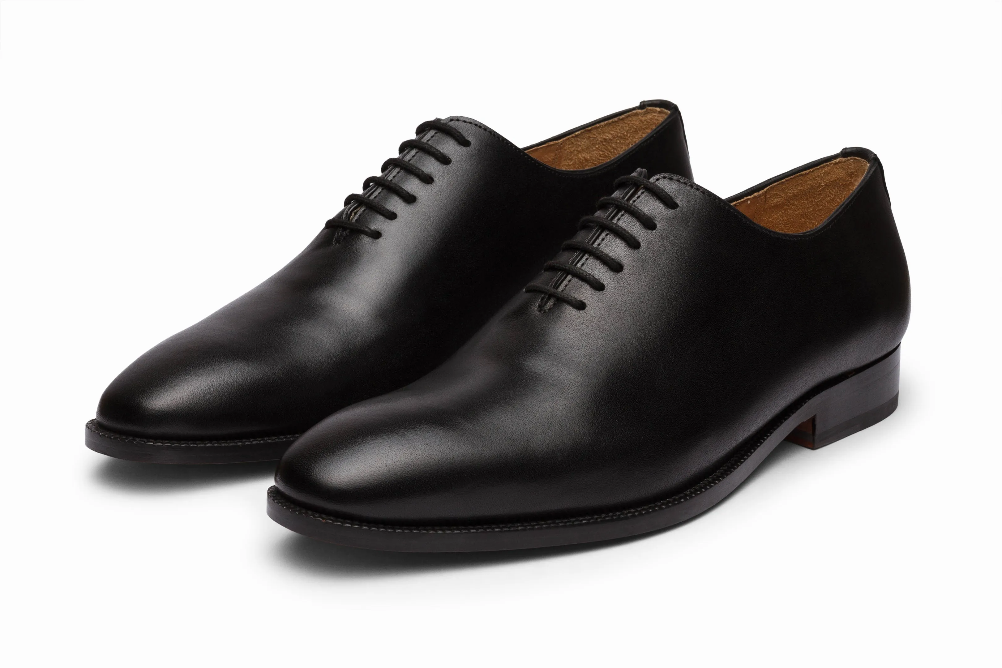 Plain Wholecut Oxford - Black