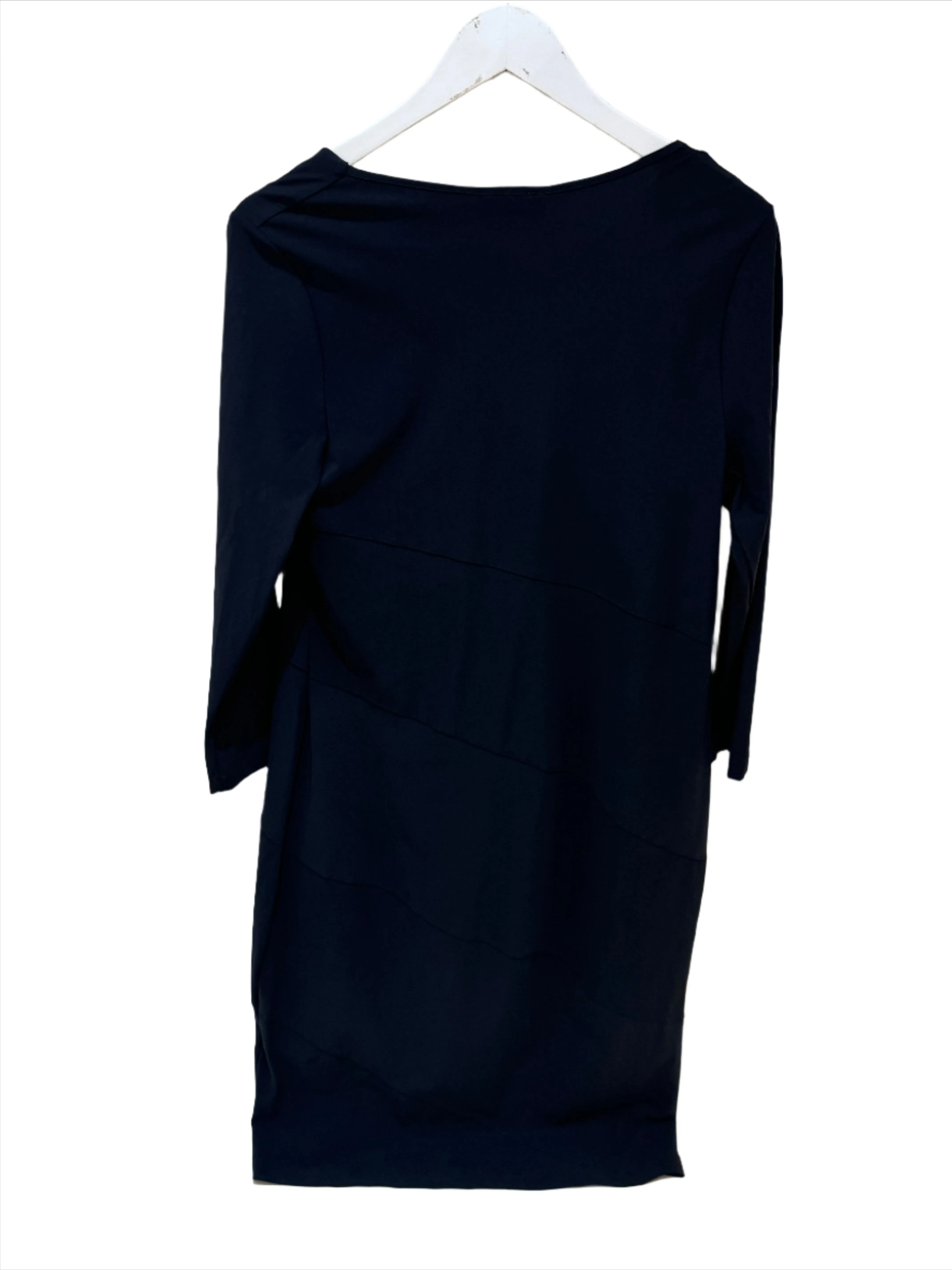 Porto Long Sleeve Dress in Black