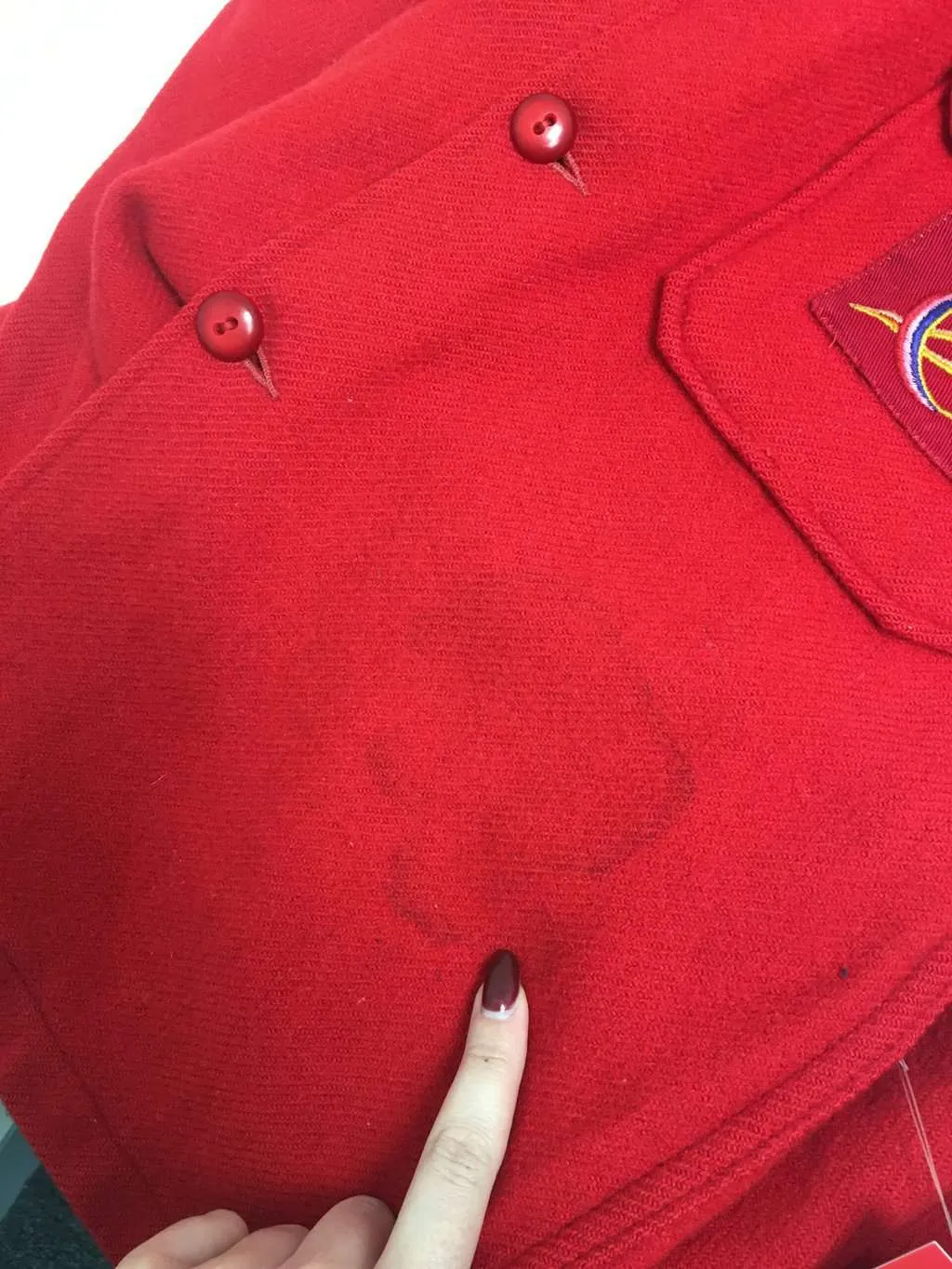 Rare vintage Boy Scouts of America red wool jacket – XS / Small