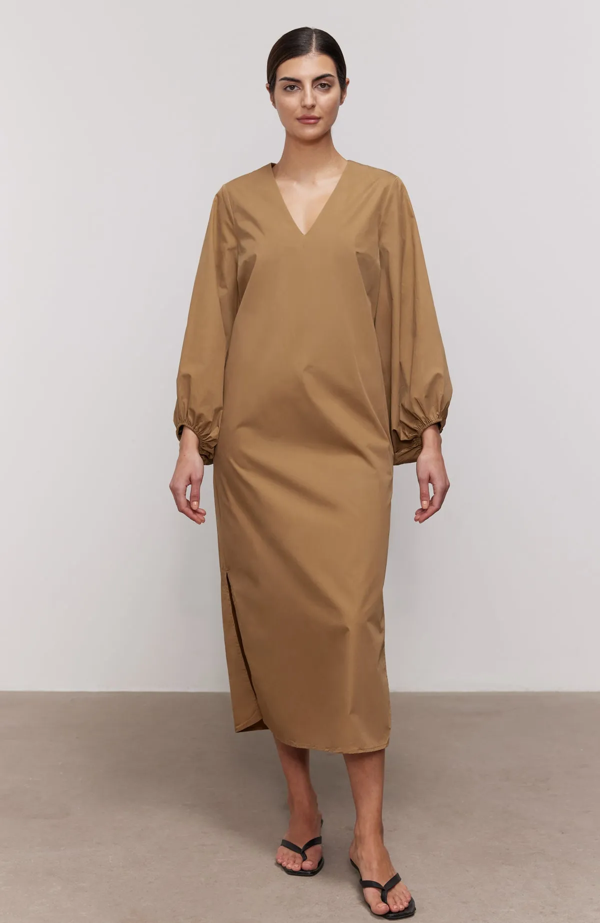 Raya V Necked Cotton Dress