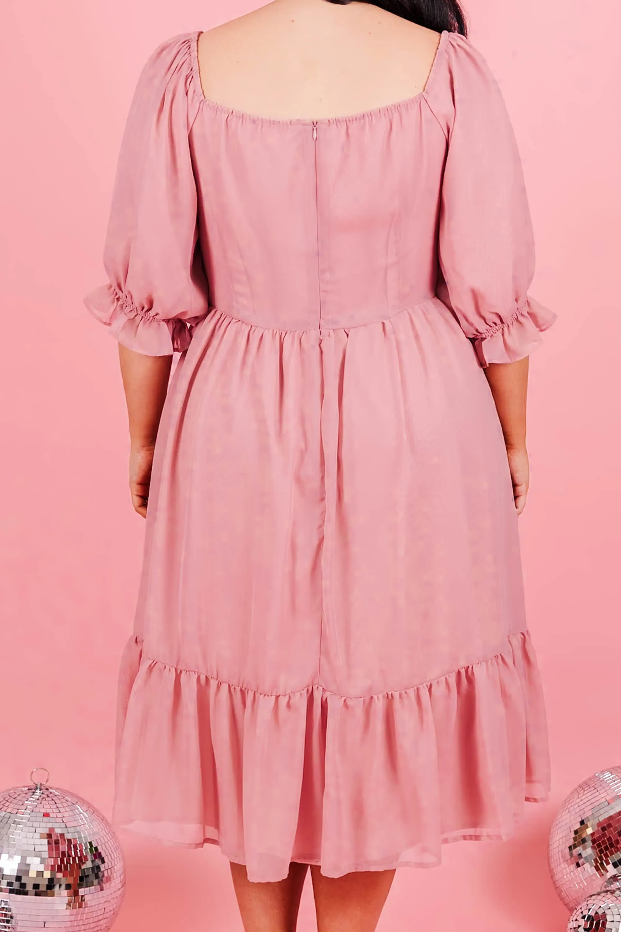 Redeeming Quality Dress, Pink