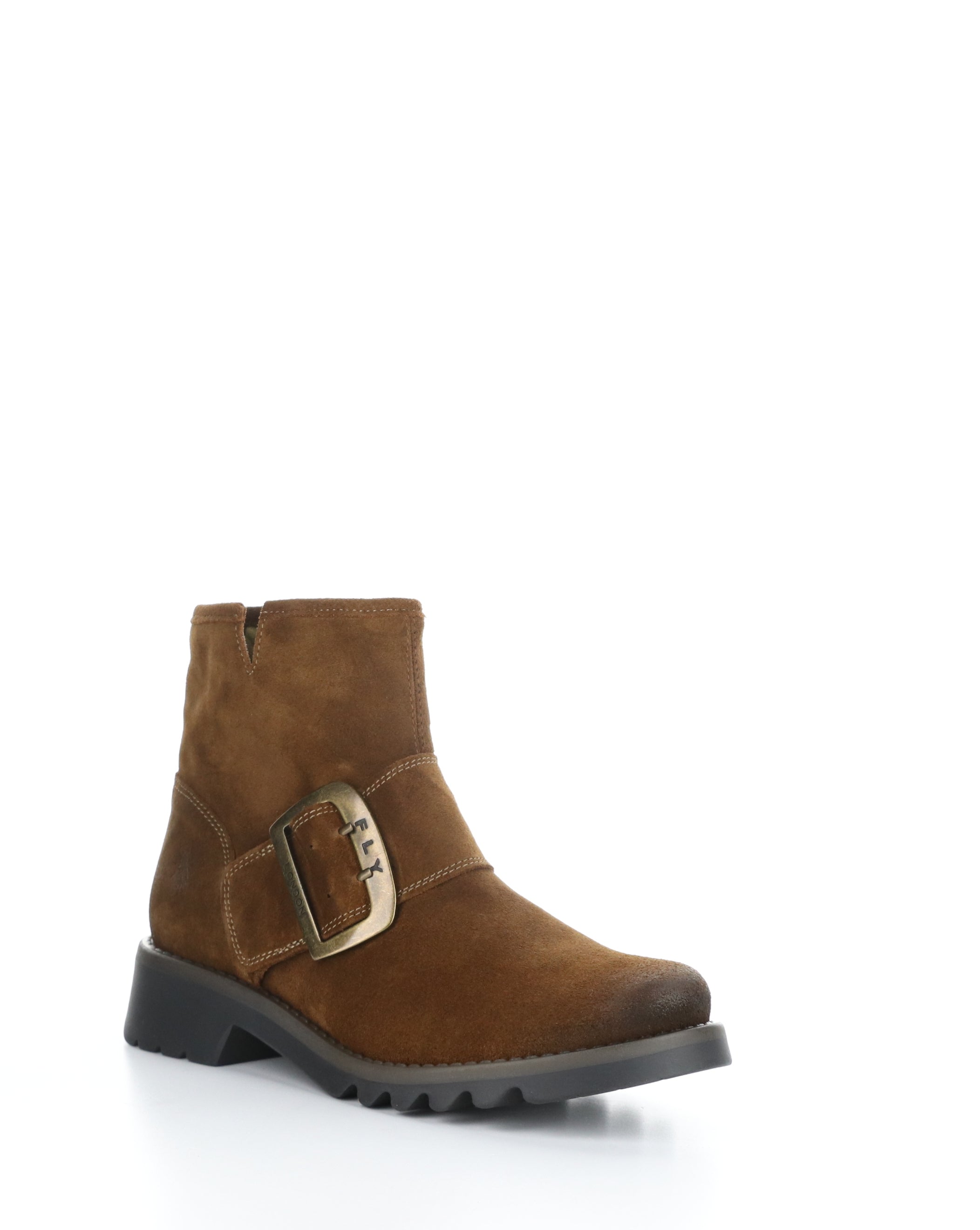 RILY991FLY 009 CAMEL Round Toe Boots