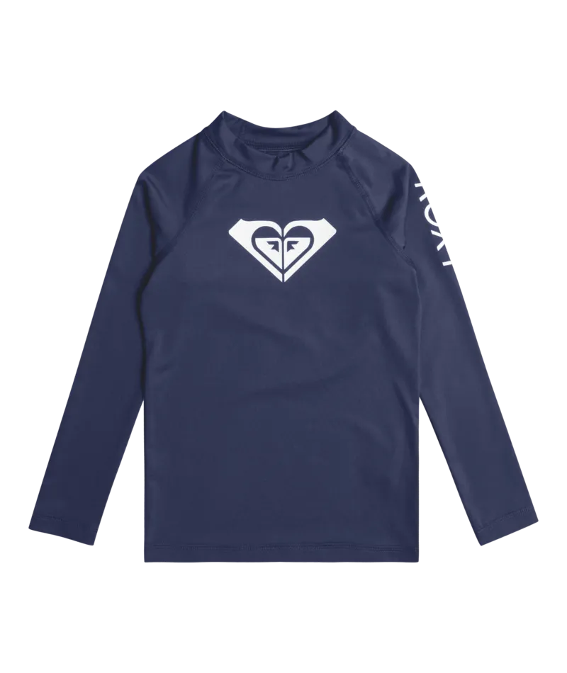 Roxy Whole Hearted L/S Rashguard-Mood Indigo