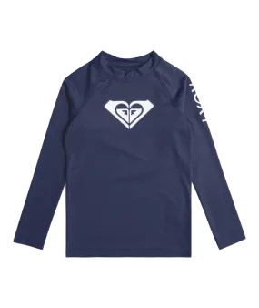 Roxy Whole Hearted L/S Rashguard-Mood Indigo