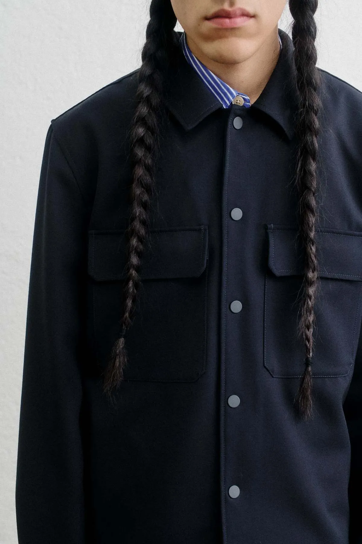 Sandel Shirt Jacket - Navy