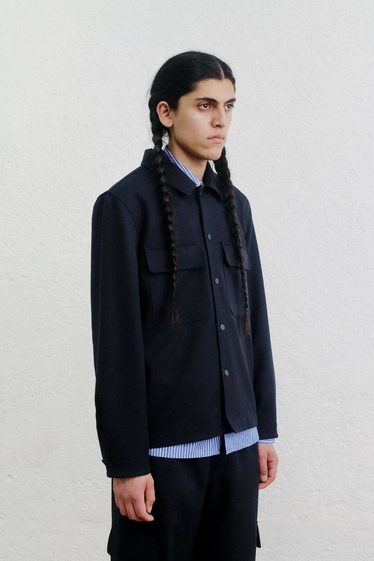 Sandel Shirt Jacket - Navy