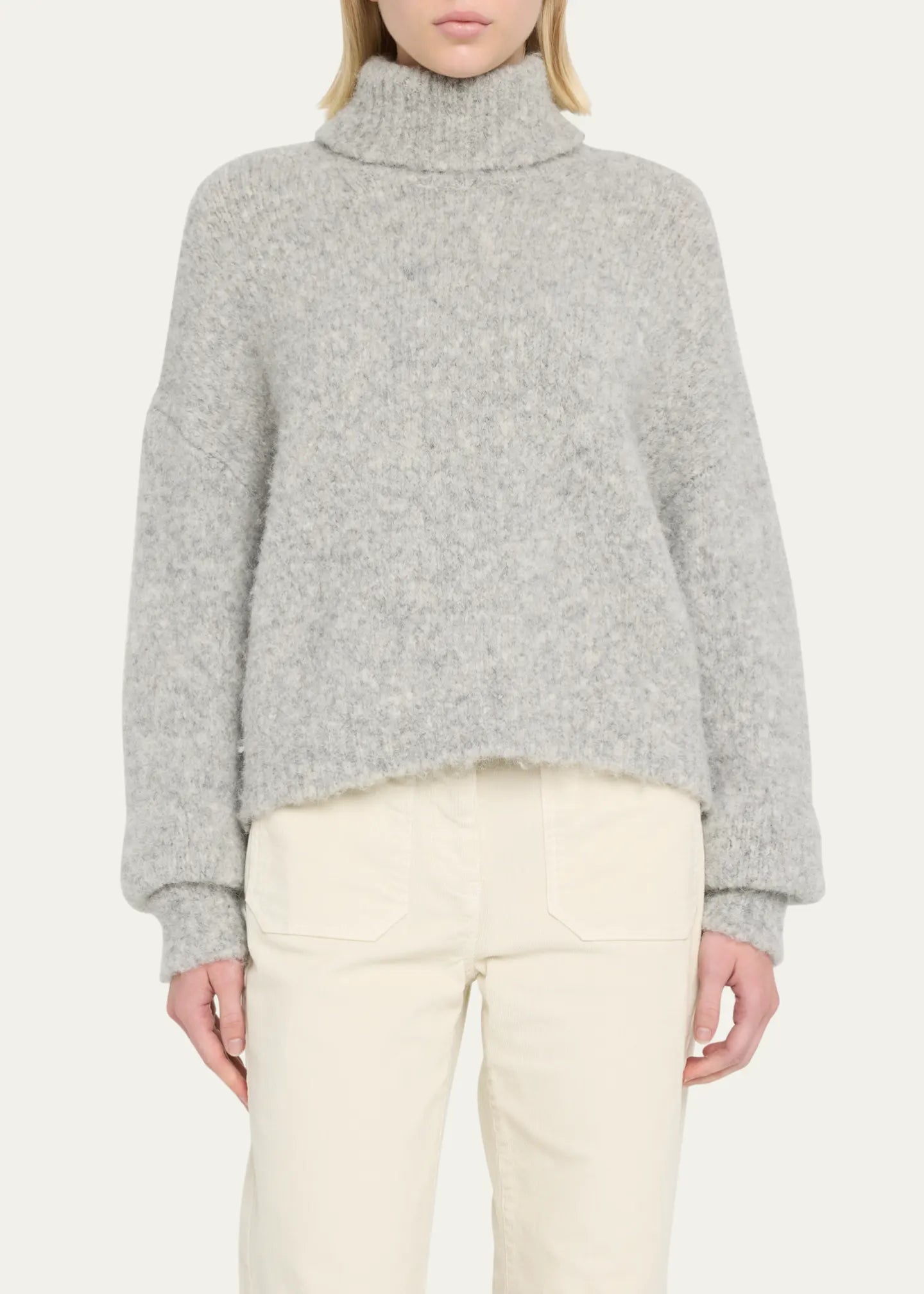 Sierra Sweater - Light Grey Melange