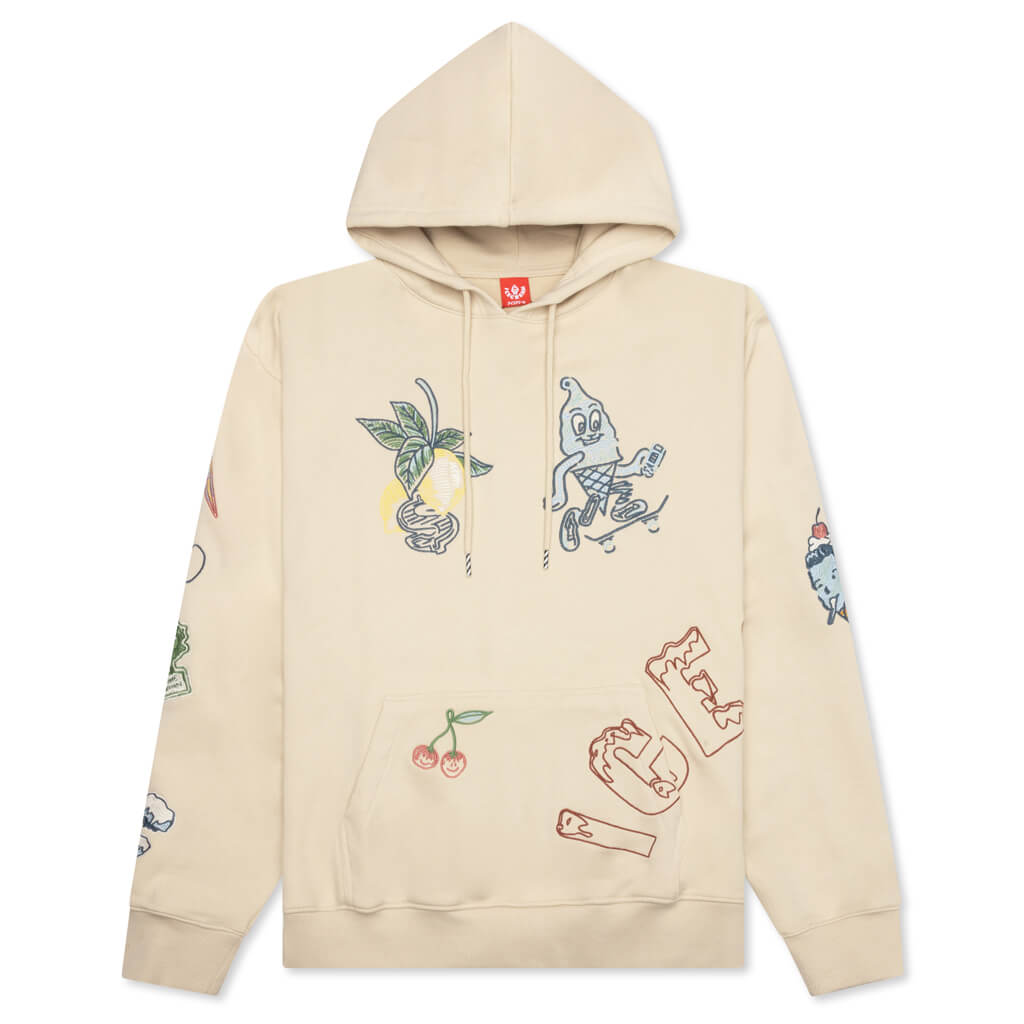 Stitching Hoodie - Fog