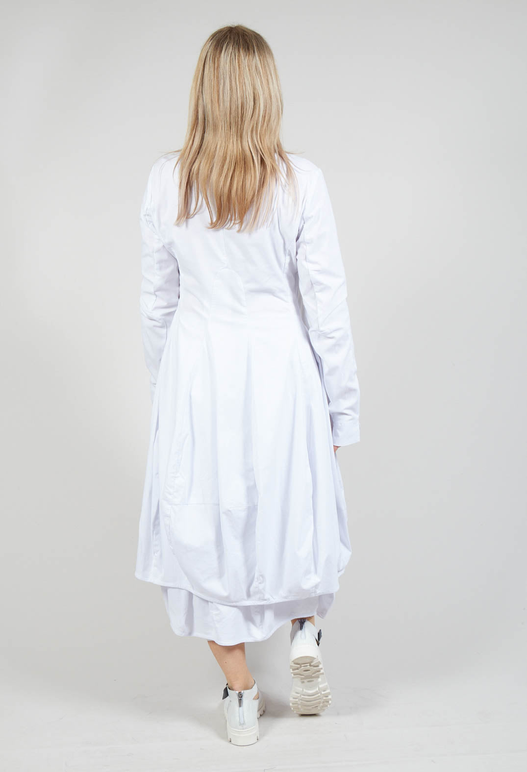 Stretch Fit Coat in White