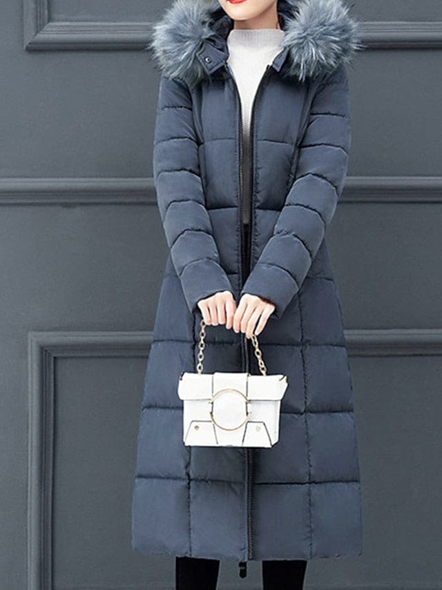 Stylish Women's Puffer Jacket with Hood for Winter Warmth