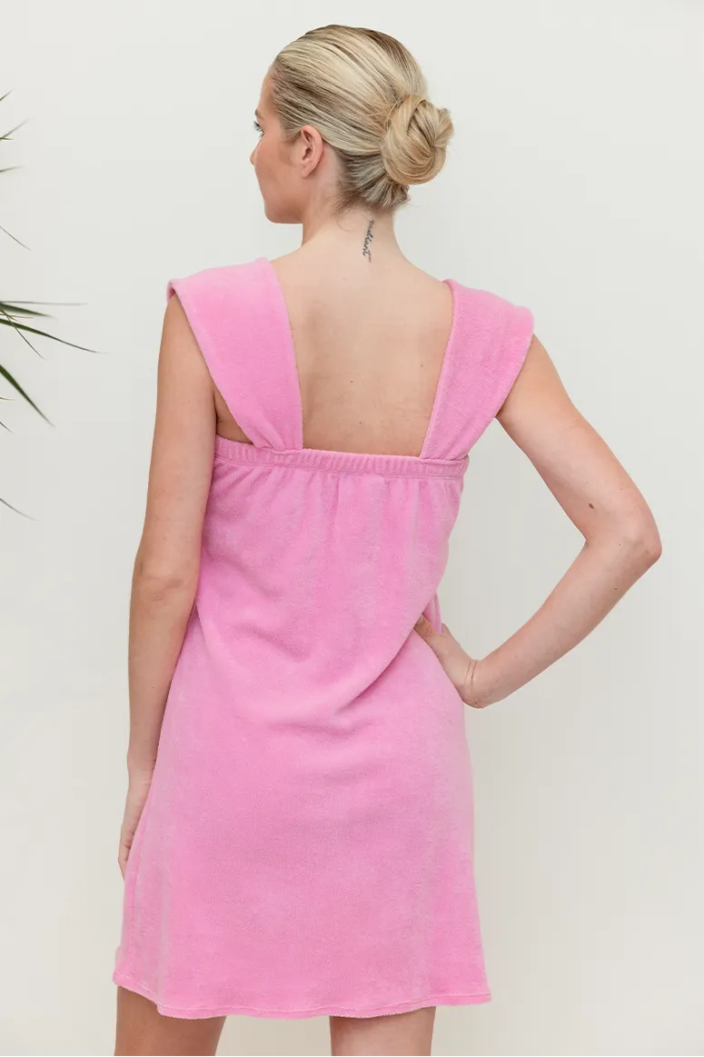 Sunni Spencer EveryWEAR Towel - The Capri Cap Dress - Pink Sand