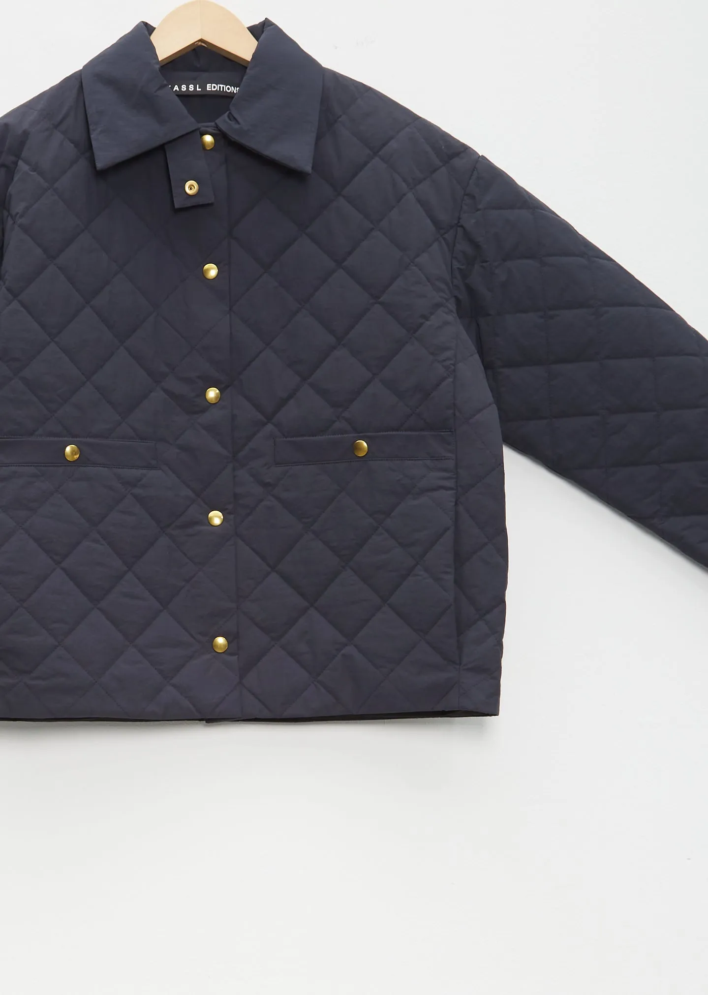 Taffeta Jacket — Navy