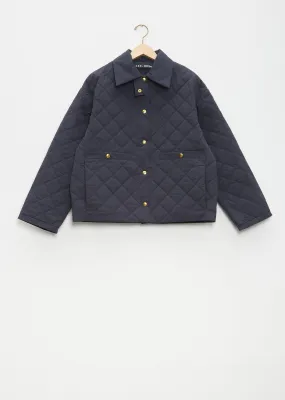 Taffeta Jacket — Navy