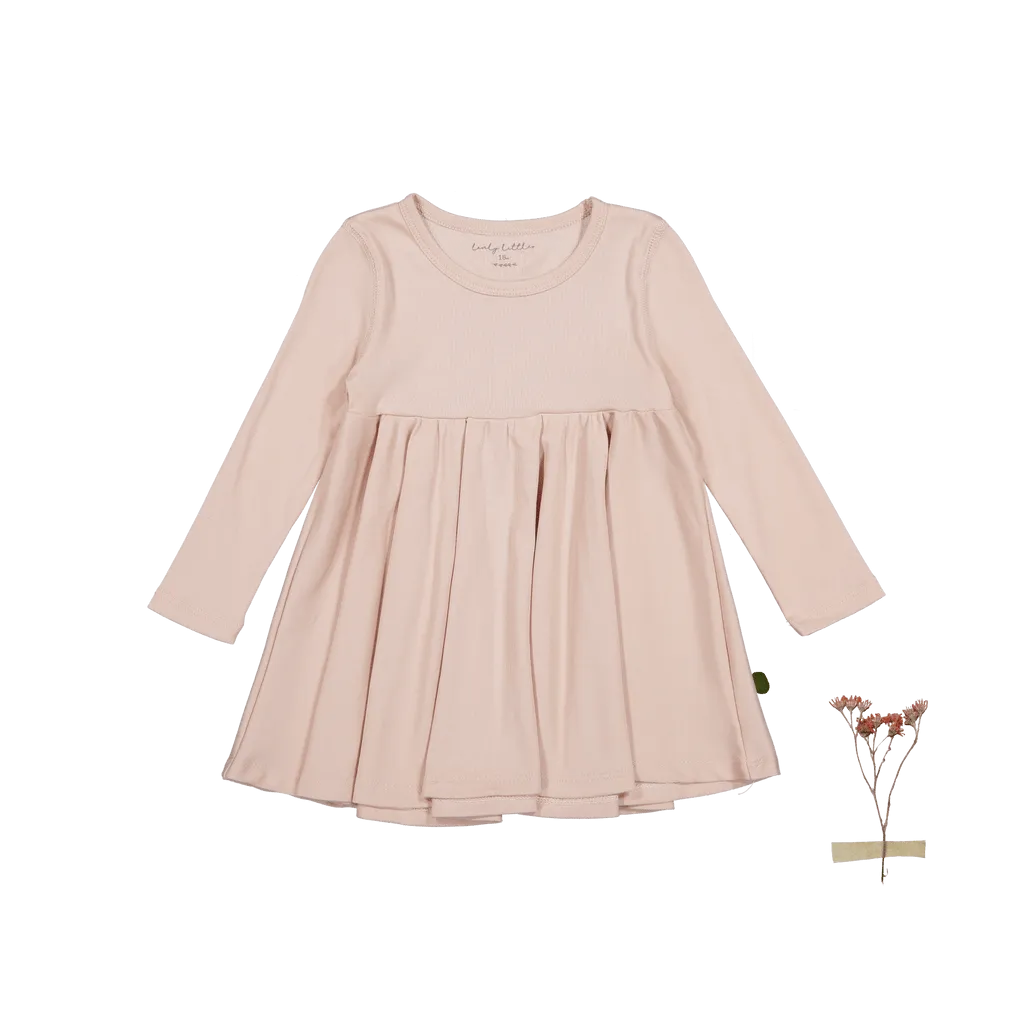 The Long Sleeve Dress - Blush