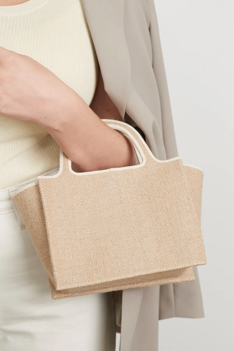 THE MINI TOTE BAG - JUTE