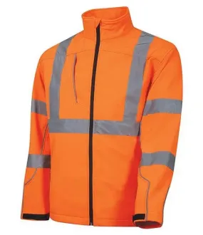 TRU WORKWEAR NSW Rail Softshell Full Zip Jacket with TRuVis X Pattern Reflective Tape 320gsm