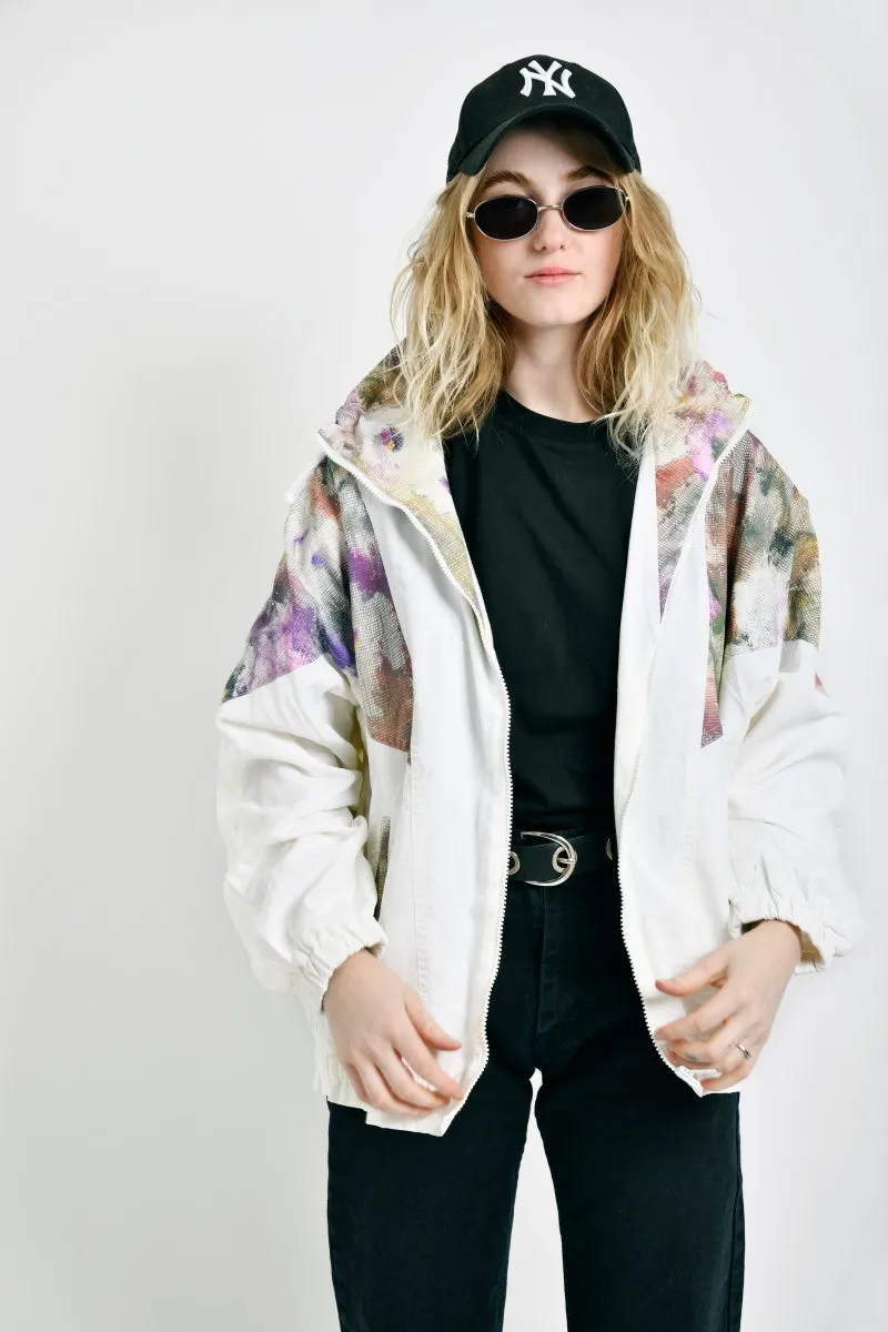 Vintage abstract windbreaker jacket