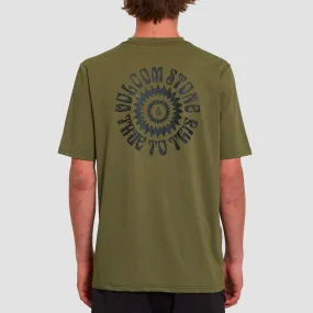 Volcom Faulter Short Sleeve Rashguard Military