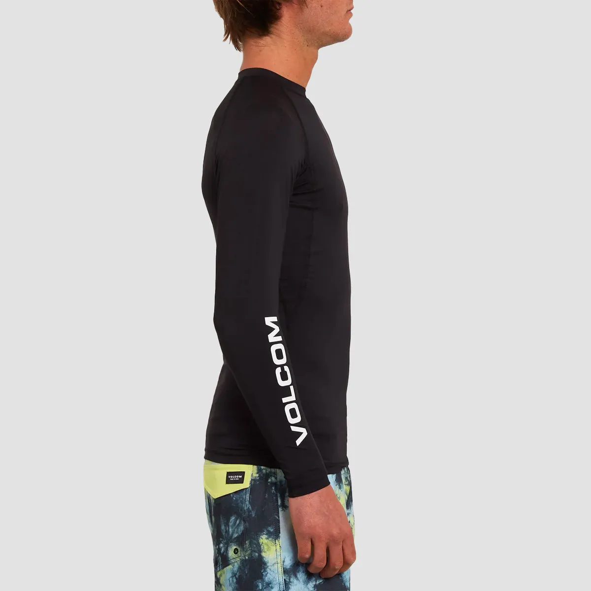 Volcom Lido Solid 2 Longsleeve Rashguard Black