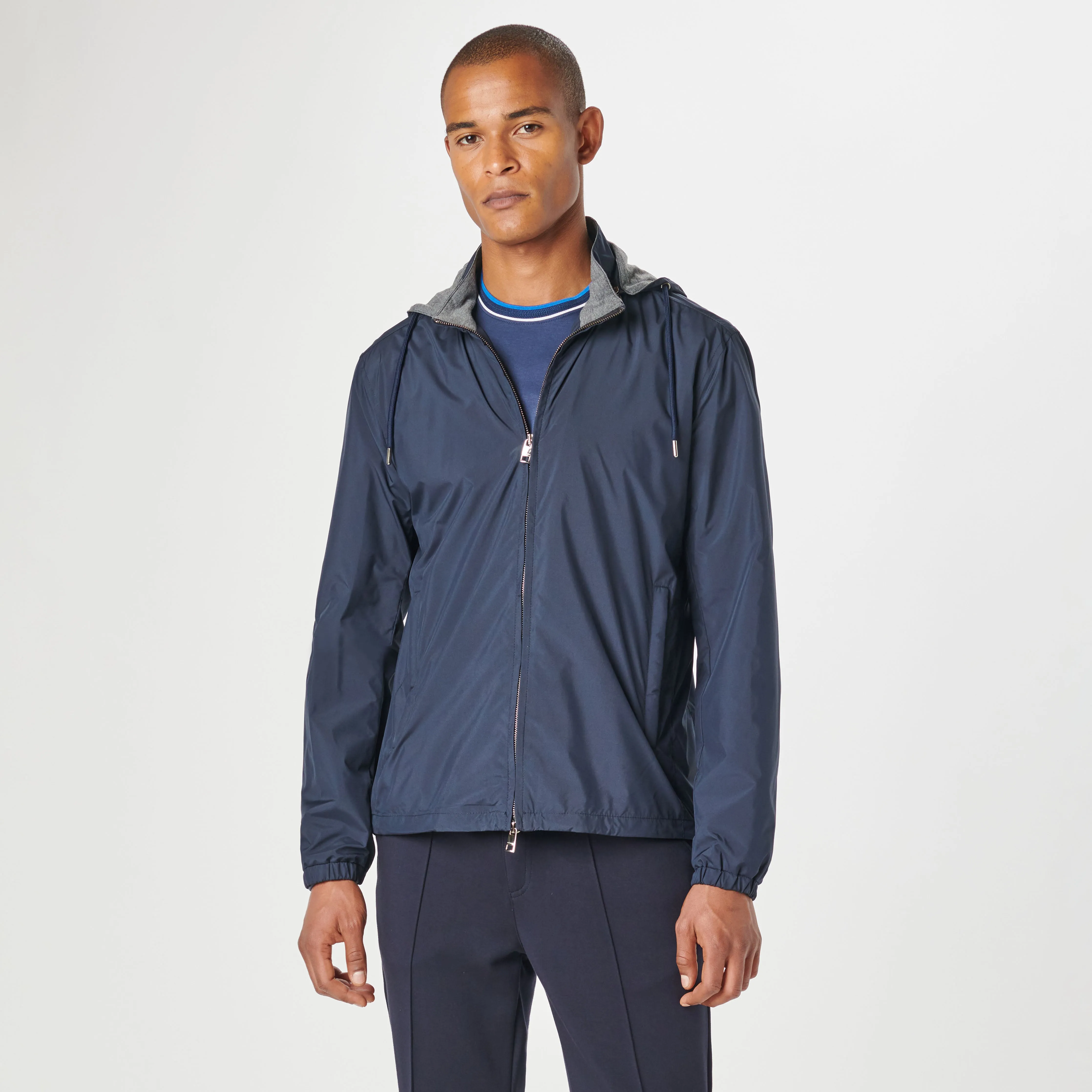 Windbreaker with Detachable Hood