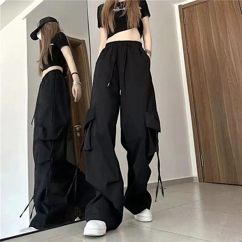 Women Y2K Cargo Pants High Waist Trousers