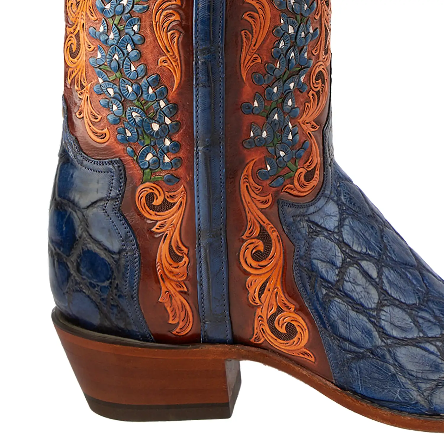 Women's Bluebonnet 140th Anniversary Boot :: Cavalry Blue