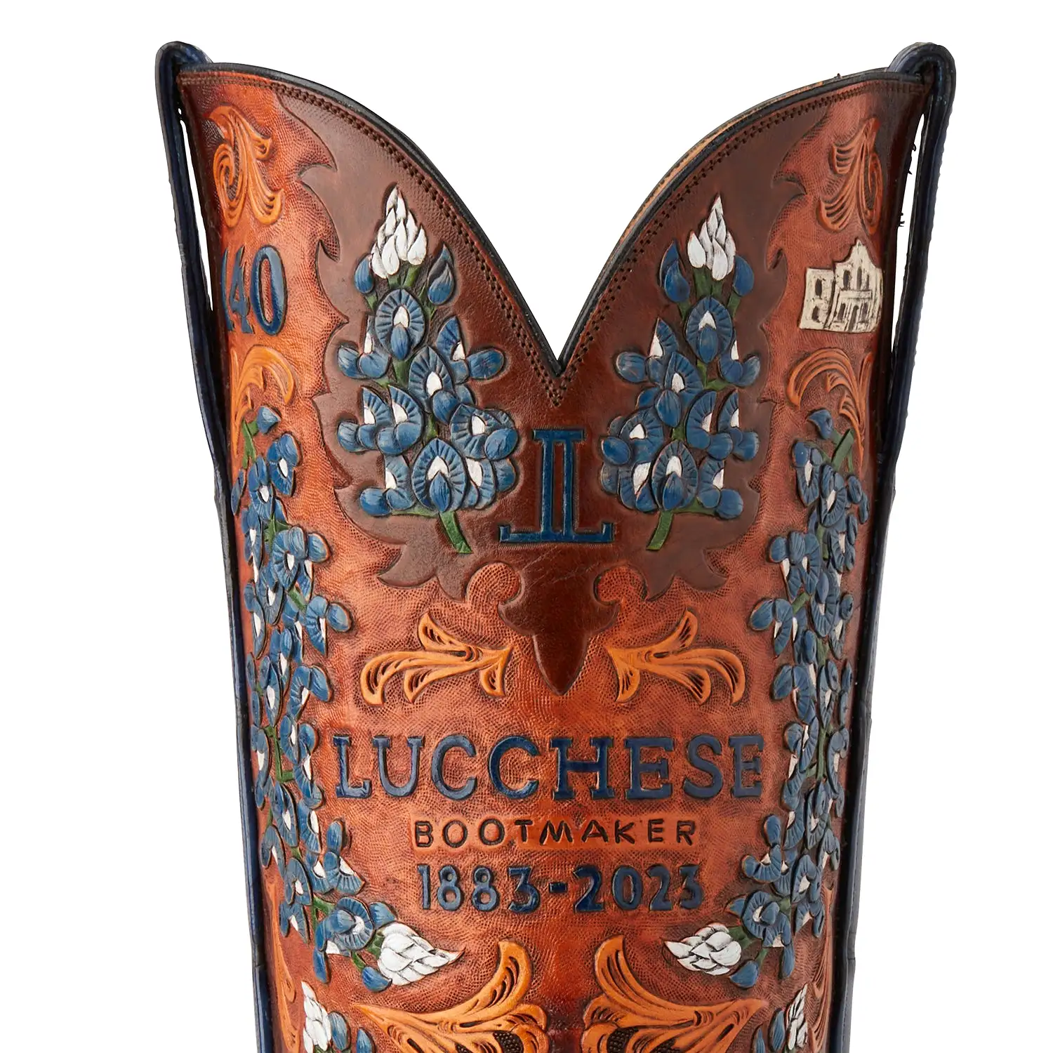 Women's Bluebonnet 140th Anniversary Boot :: Cavalry Blue