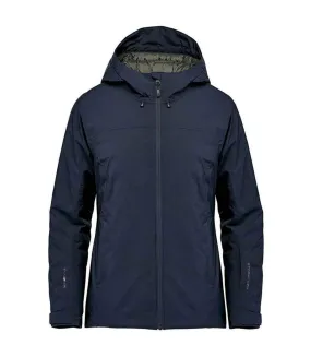 Womens/ladies nostromo thermal soft shell jacket navy/graphic grey Stormtech