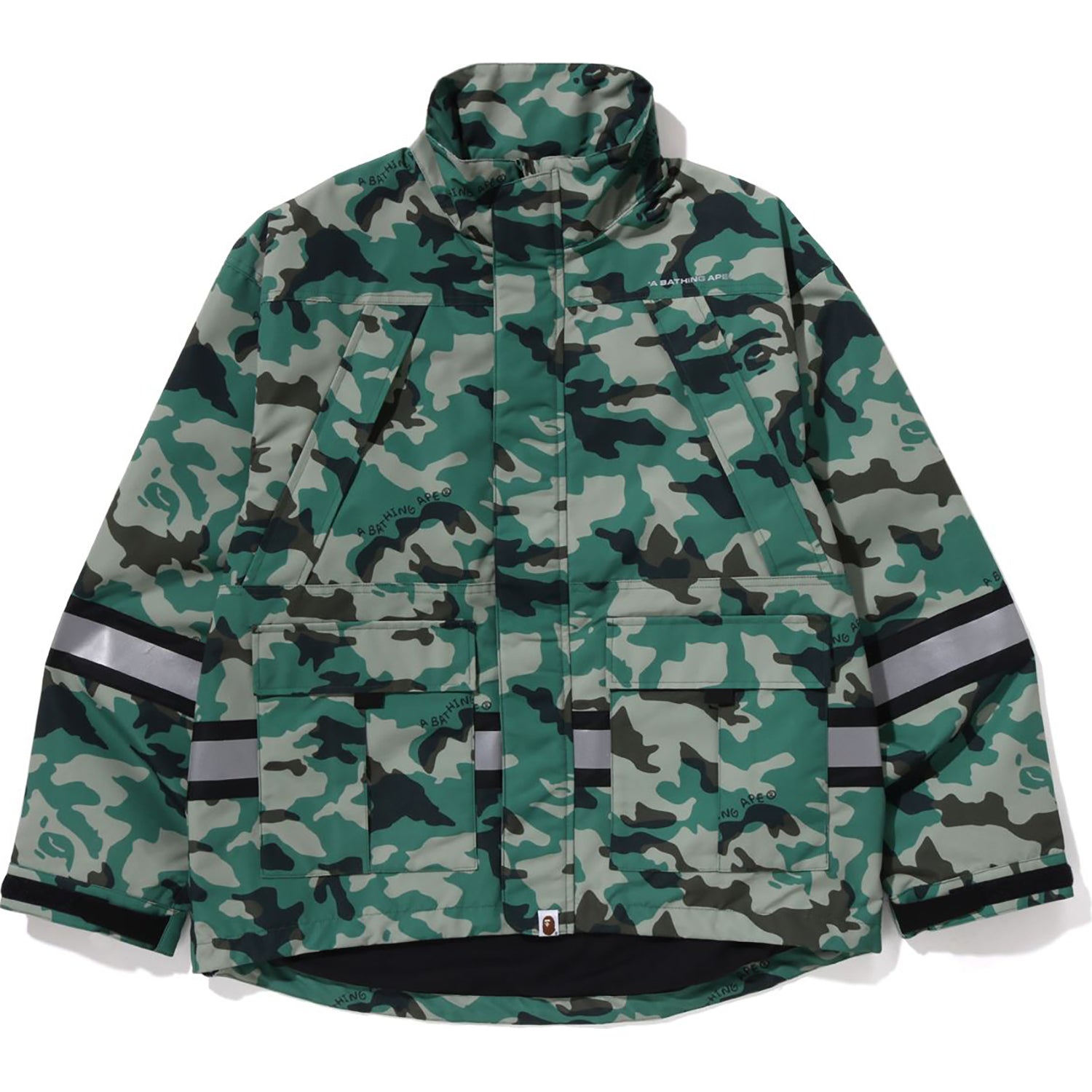 WOODLAND CAMO RELAXED FIT SAFETY JACKET MENS