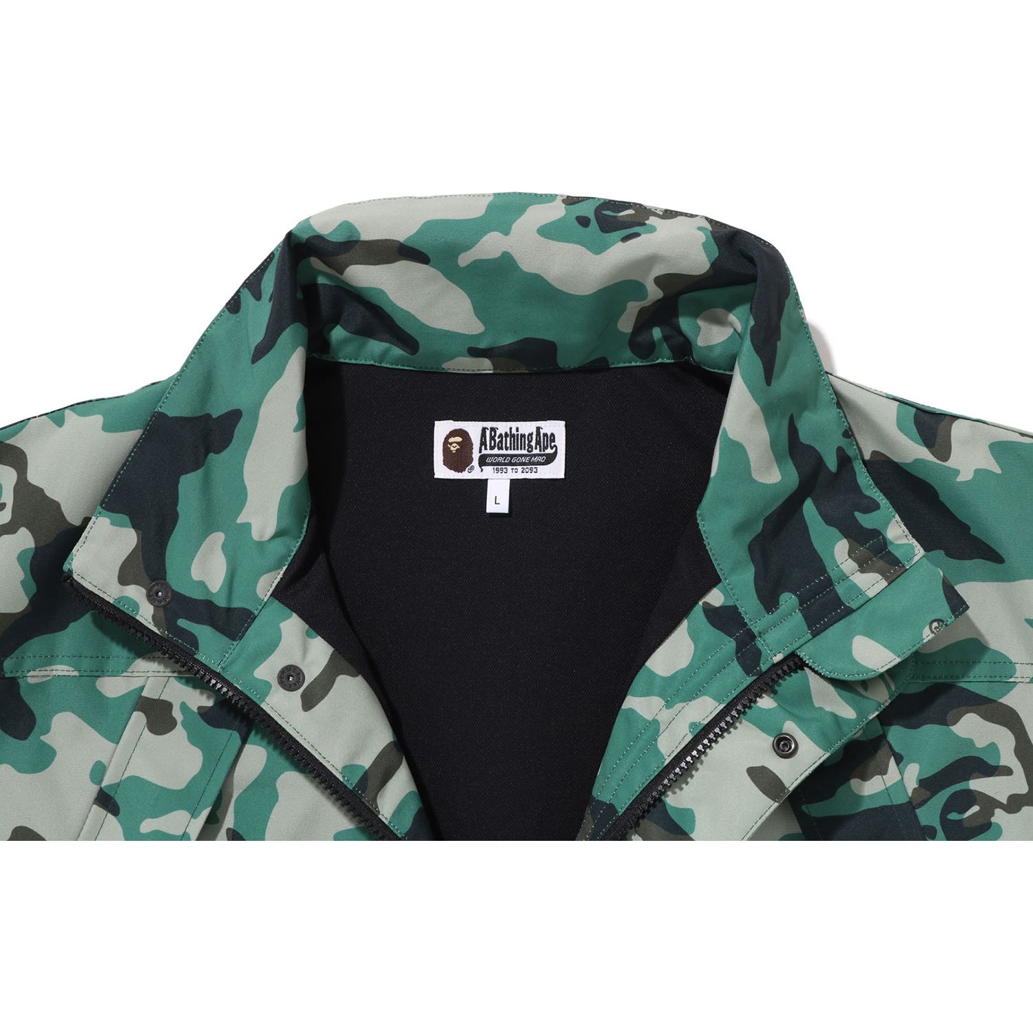 WOODLAND CAMO RELAXED FIT SAFETY JACKET MENS